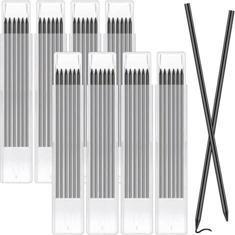48-pack 2,8 mm blyertspennor – Vattenresistent grafit – För exakt märkning på trä och metall – 48 delar[DB] Multicolor Multicolor