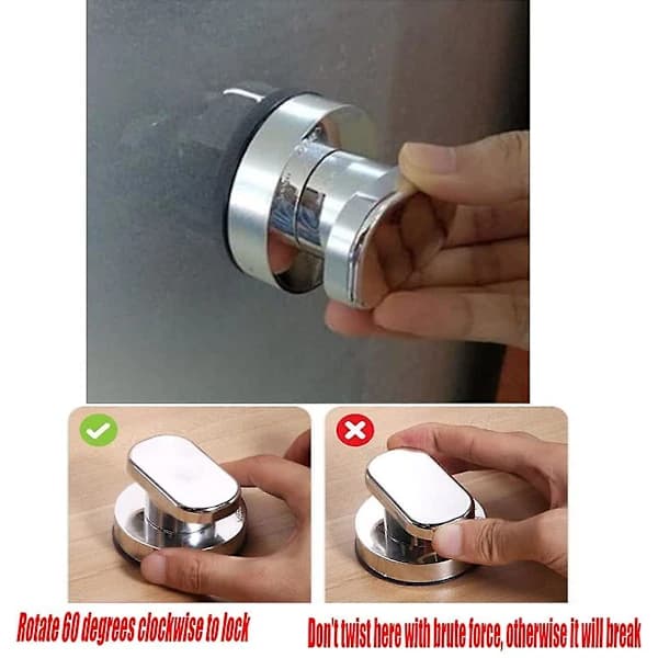 Powerful Suction Cup Handle for Glass Door, Refrigerator Drawer