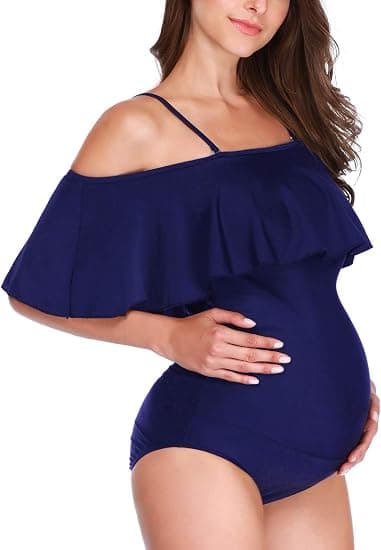 Mamma-badedrakt Tankini Blå S Blue S