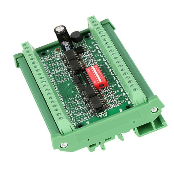 1. 8-kanals NPN/PNP til NPN 5V/24V SquareWave Signal Conversion Module Nivåkonverterer 10MHZ
