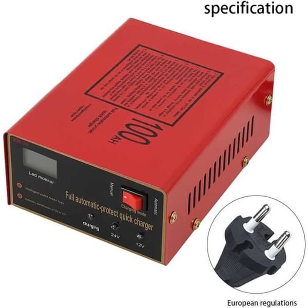 12V/24V Batterilader - Intelligent Automatisk - 140W - 6Ah til 105Ah
