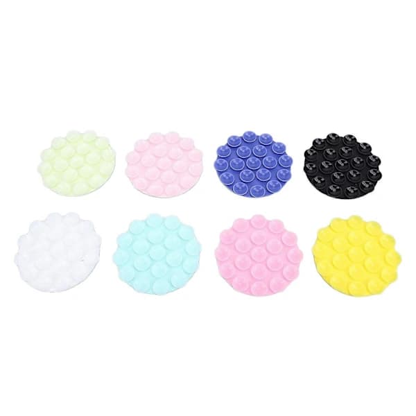 8 Pcs Silicone Suction Cups for All Phone Models Mobile Phone Accessories Holder Multifunctional Double S
