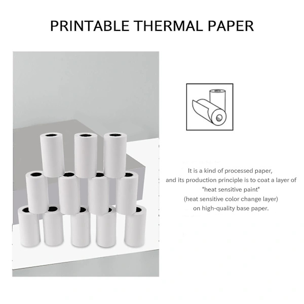 Printable Stickers - 57 x 30 mm for Printer, 12-pack
