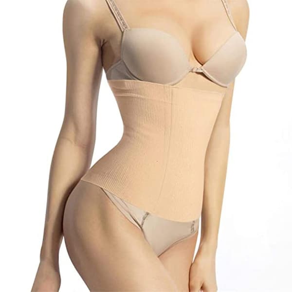 Sømløst mavebælte til genopretning efter kejsersnit og slankende shapewear