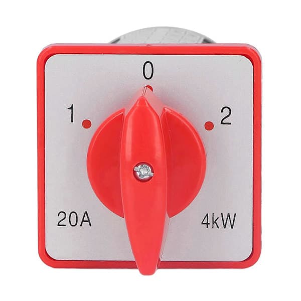 Berm Rotary Switch Knob Control Selector 4 Sections 3 Positions AC380V