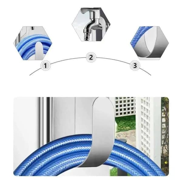 Safe Hose Holder Water Pipe Organizer for Garden & Garage