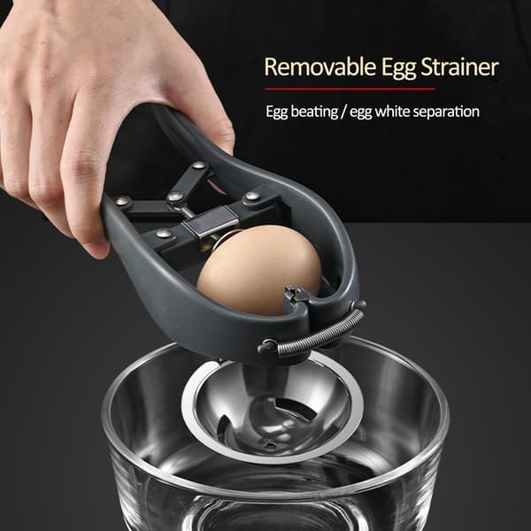 2-in-1 Egg Cracker and Yolk Separator, Kitchen Utensil