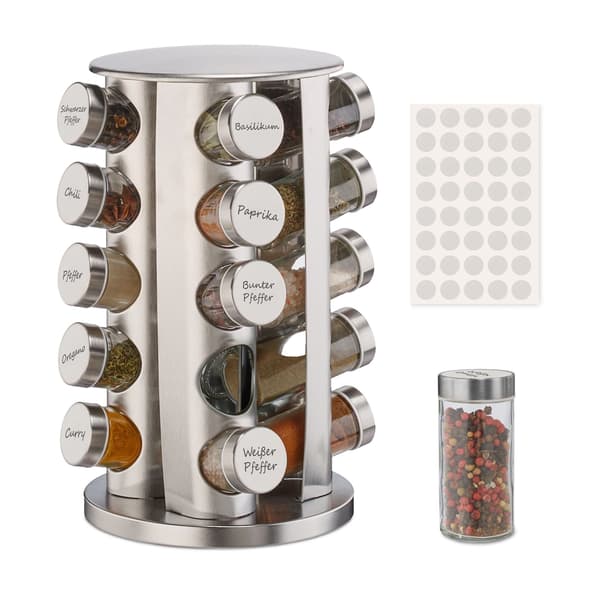 Rotating Spice Carousel with 20 Jars 2950