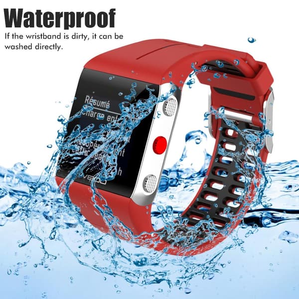 Replacement Watch Strap, Soft and Comfortable Two-Tone Strap Compatible with POLAR v800