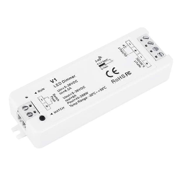LED Dimmer 12V 5V 24V 36V 8A PWM Wireless RF Switch with 2.4G Brightness Adjustment Touch Remote Control
