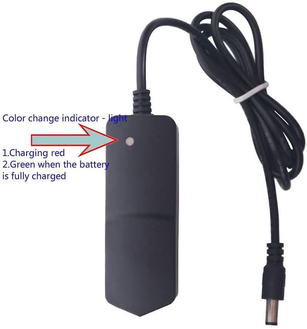 Lader for LED-hodelykt sykkel MTB-lampe 8,4v EU-lader - dobbel lader