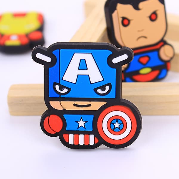 6 st kylskåpsmagneter Avengers Toy Story