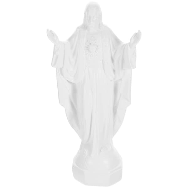 Harts Jesus Skulptur Jesus Statue Ornament Kirke Skrivebordsdekorasjon