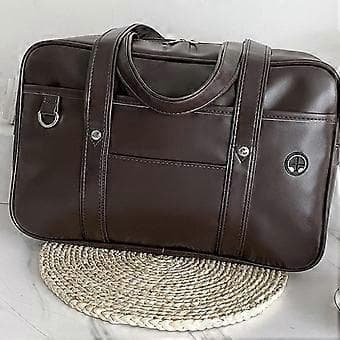 Skoleveske for japanske studenter JK-uniformstil PU mørkebrun dark brown