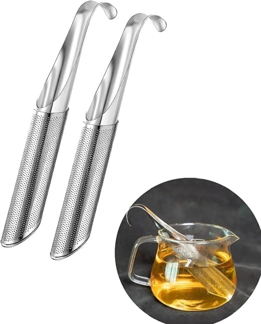 Te-infuser i rustfrit stål, 2 stk. tekugle i 304 rustfrit stål