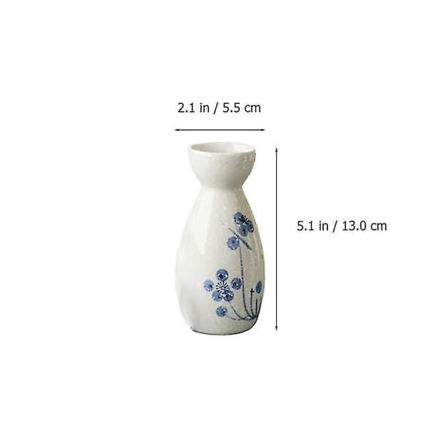 1 sett Plommeblomst Sake-sett