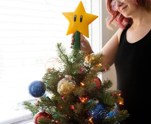 Juletrebelysning Toppstjerne Mario Superstjerne Gen 2 Plug-in