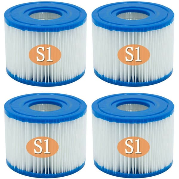 4-pakning PureSpa type S1 erstatningsfilter for Easy Set Pool C