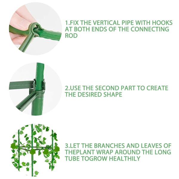 12 st Plant Support Coupling, Wine Support Climbing Frame Pillar, Gardening