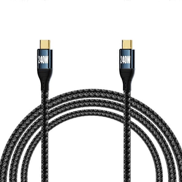 48V5A Strømforsyningskabel Rask PD Ladekabel PD240W Datasynkroniseringskabel