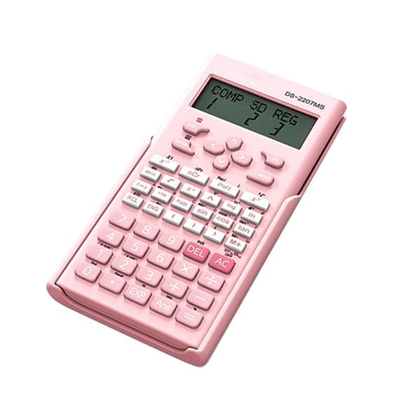 Scientific Calculator with Two-Line Display | Student Functions | Slim and Portable for School and Workplace Pink 0.15