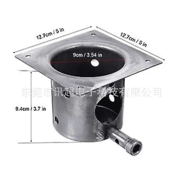 Reservedel til grillbrænder i rustfrit stål til Traeger og de fleste Pit Boss pillegrill med skruer 5 x 3,5 x 3,75 tommer