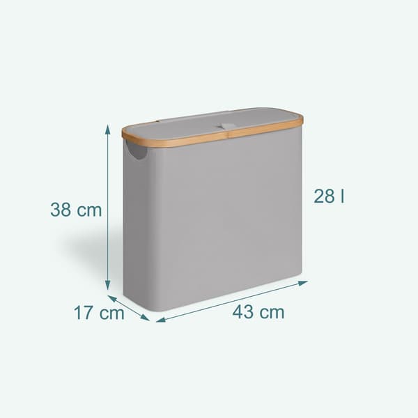 Kangas- ja bambu-wc-paperiteline, tilaa 12 rullalle