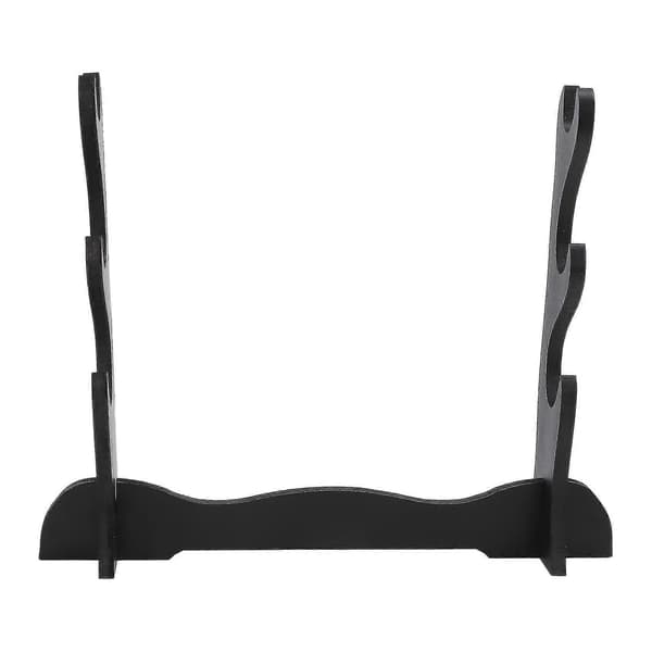 3-etagers Samuraisværd Katana Holder Stativ Beslag Rack Display Sort
