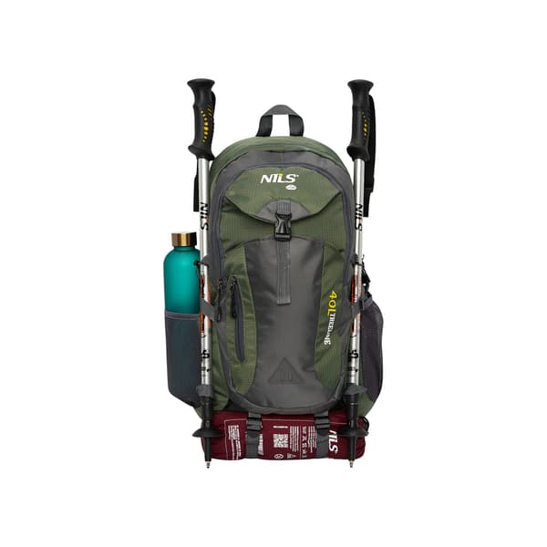 Retkireppu, tummanvihreä, 40L, vaellus, NILS Vent System