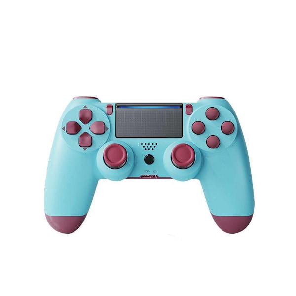 PS4 Controller DoubleShock Trådlös för Play-station 4_ca Berry Blue