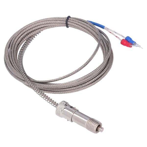K-type Snap Fit Spring Thermocouple Stainless Steel 3 Meter
