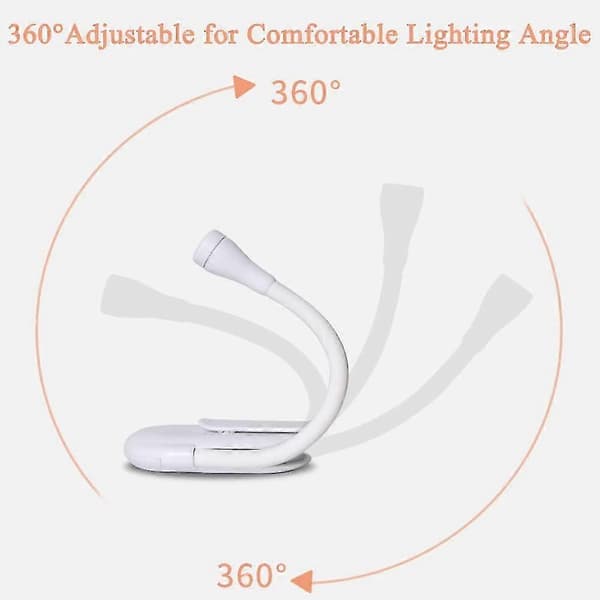 Rechargeable Reading Light, Lamp for Reading in Bed, Reading Lamp
