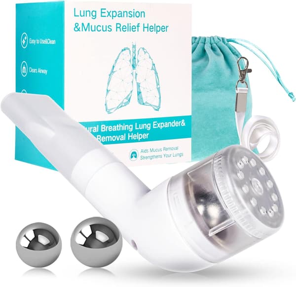 Slemrensande Enhet & Lungtränare - Breathing Ai