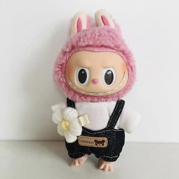 Pehmonuken vaatteet Valkoinen T-paita 10-11 cm