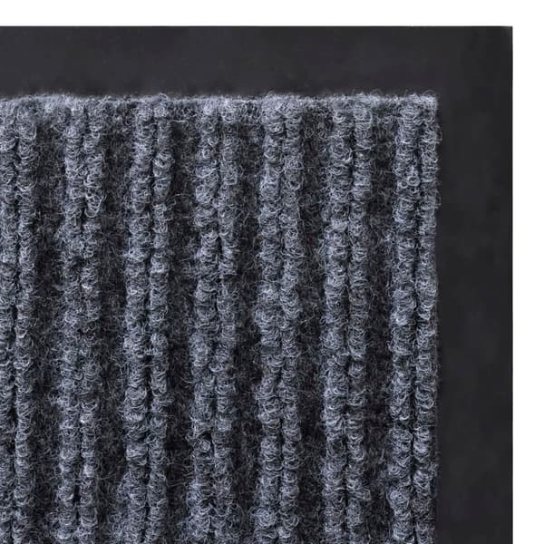 vidaXL Ovimatto PVC Harmaa 90 x 120 cm harmaa Grå gray