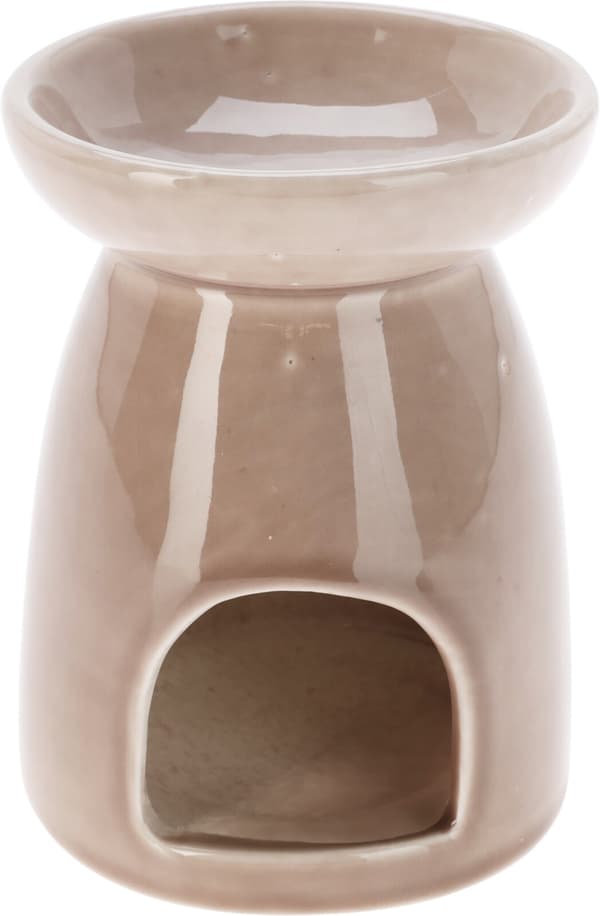 Aroma Lamp Ceramic Brown 12 cm Brun brown