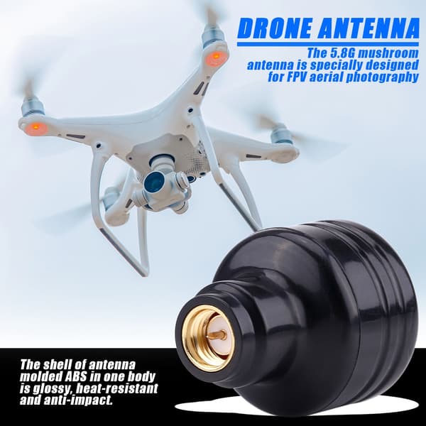 5.8G 5dBi RHCP High Gain FPV Quadcopter Mushroom Antenna Drone Accessory (Inner Needle)