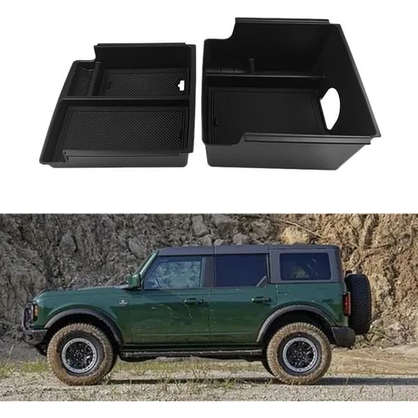 Oppbevaringsboks for bilens midtkonsoll for 2021-2022 Center Console Storage Box Organizer Tray Car Styling