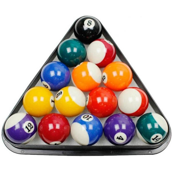 Pool Ball Rack Plastic Billiard 8-Ball Triangle Billiard Rack for Billiard Pool Table