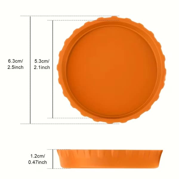 6-pack Silicone Can Lids, Reusable Beer and Soda Can Covers