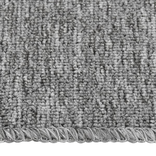 vidaXL Stair Mats 15 pcs 75x20 cm Grey Rectangular grå gray