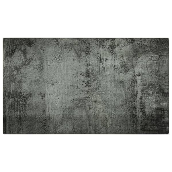 vidaXL Chopping Board 2 pcs with Concrete Pattern Tempered Glass grå gray