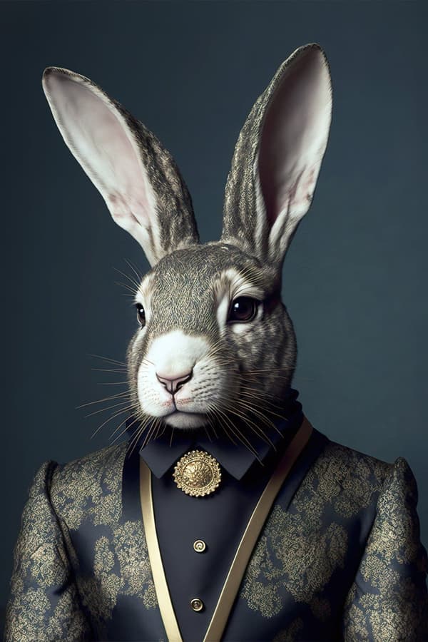 Easter Bunny Poster Size 50x70 CM