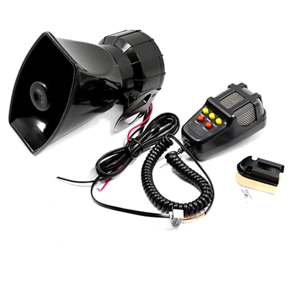 Bilalarm Bilhorn med Mikrofon PA System Nødsignal