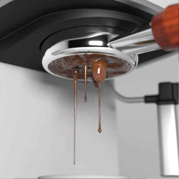 Bottomless Handle in Stainless Steel, Semi-Automatic Coffee Machine for BA101/BA102 TEMP IQ 58mm, B