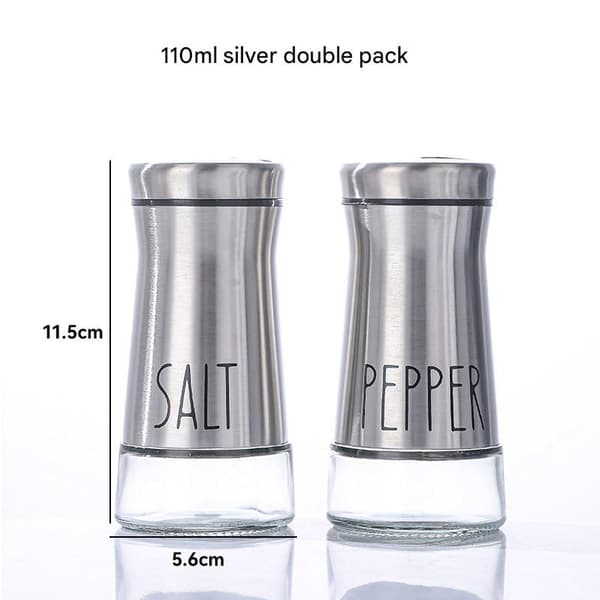 Salt- og peppersett Saltstrøer Pepperstrøer Transparent Transparent Transparent Transparent