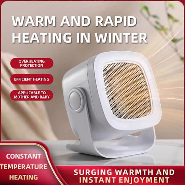 Radiatorventilatorvarmer Hjem Bærbar Varmeventilator Vinterventilator 【Plug And Play】