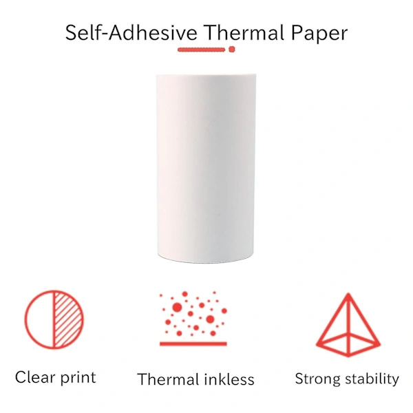 Printable Stickers - 57 x 30 mm for Printer, 12-pack