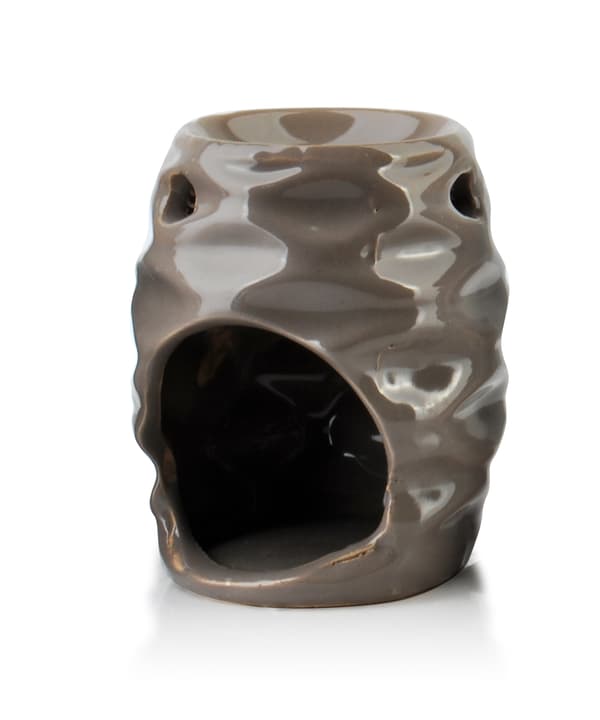 Keramisk duftoljebrenner, beige, 5x6,5x8 cm