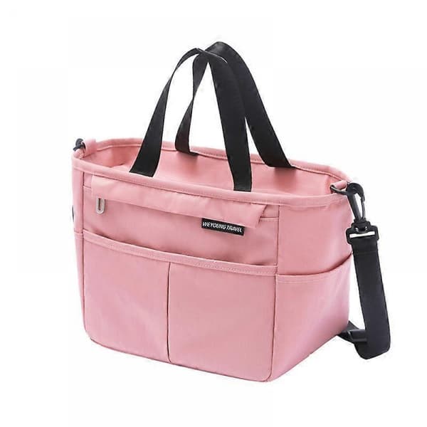 Liten 7L lunsjpose Vanntett piknikpose Isolert lunsjpose Termisk pose (rosa)